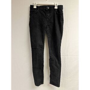 Place Girls Mid rise Mid Waist Super Skinny Fit Denim Jeans Black Size 14